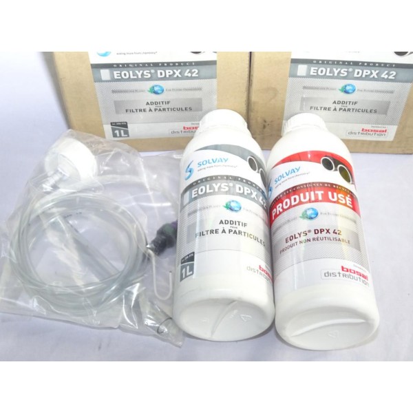 Kit remplacement 1L 1 litre additif filtre à particules FAP Bosal 258975 pour peugeot citroen Eolys DPX42 (DLU 09/2021 sans recl