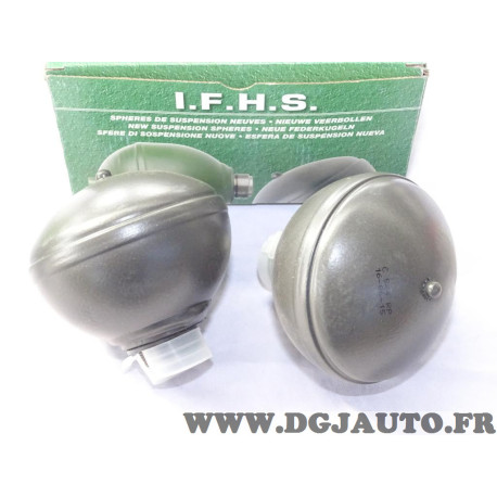 Lot 2 spheres hydraulique suspension arriere 44 bars fabrication 16/06/15 IFHS C544RP pour citroen C5 hydractive 3+ 