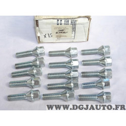 Lot 15 boulons fixation roue jante Norauto V12125-17L36 