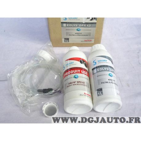 Kit remplacement 1L 1 litre additif filtre à particules FAP + bidon vide Bosal 258975 pour peugeot citroen Eolys DPX 42 (DLU 09/