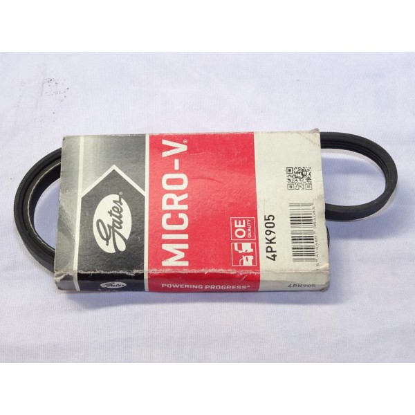 Courroie accessoire micro-V Gates 4PK905 pour citroen jumpy dacia logan sandero dodge caravan fiat palio scudo uno mitsubishi ec