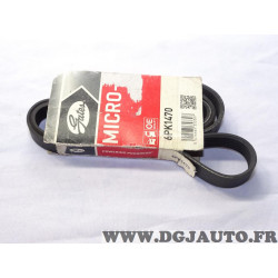 Courroie accessoire Gates 6PK1470 pour citroen berlingo evasion xsara jumpy jumper fiat ducato scudo ulysse lancia zeta peugeot 