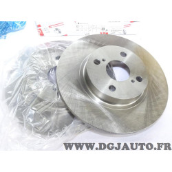 Paire disques de frein arriere plein 266mm diametre Ferodo DDF1576 pour toyota corolla 7 8 VII VIII E100 E110