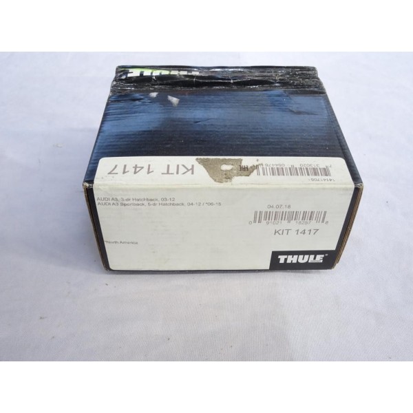 Kit pieds fixation barres de toit KIT 1417 KIT1417 pour audi A3 version 3 portes partir de 2003 version 5 portes partir de 2004 