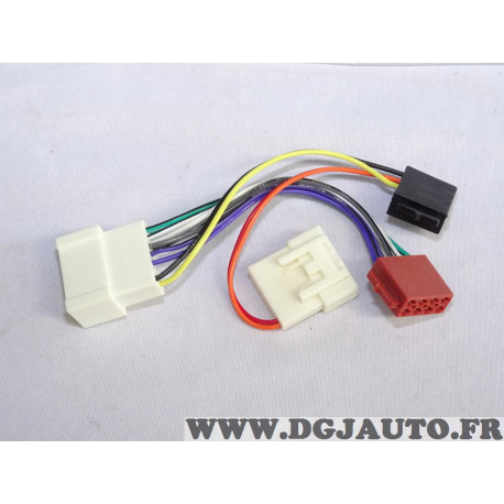 Cable faisceau electrique branchement ISO poste radio autoradio Sofare 14808 pour dacia dokker duster lodgy logan sandero merced