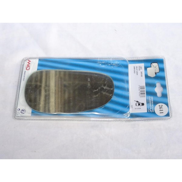 Vitre miroir glace retroviseur avant gauche MAD N°2611 285183 pour seat leon de 2005 à 2013 