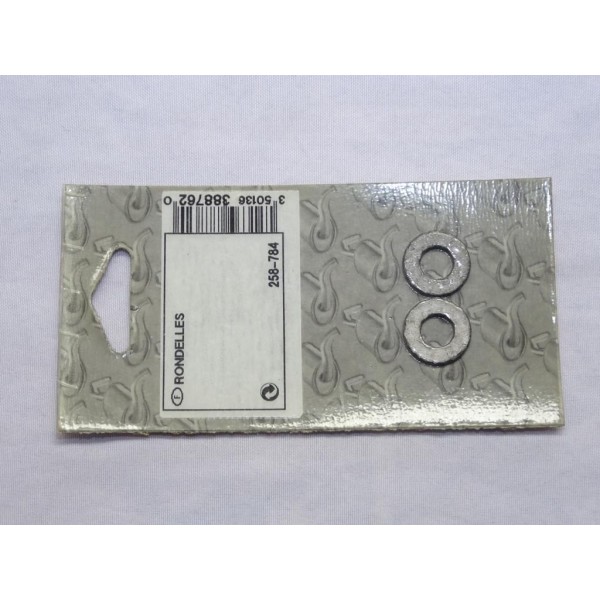 Blister 2 rondelles fixation tuyau echappement Bosal 258-784 pour divers véhicules fiat alfa romeo lancia citroen peugeot merced