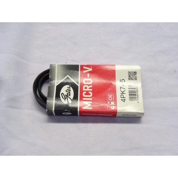 Courroie accessoire micro-V Gates 4PK745 pour renault twingo 2 II 1.2 essence 