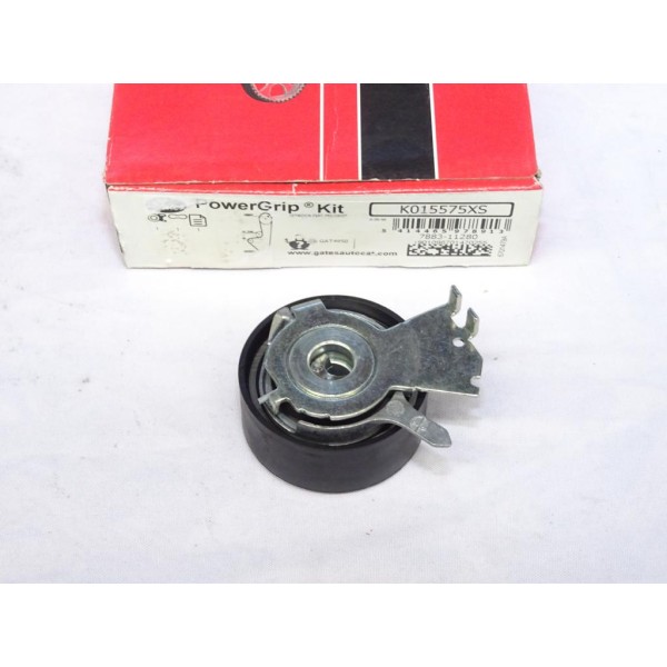 Galet tendeur pour courroie distribution (non incluse) Gates K015575XS pour citroen berlingo C2 C3 nemo saxo xsara fiat fiorino 