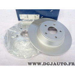 Paire disques de frein arriere plein 302mm diametre Bosch 0986479D37 BD2458 pour ford mondeo 5 V 
