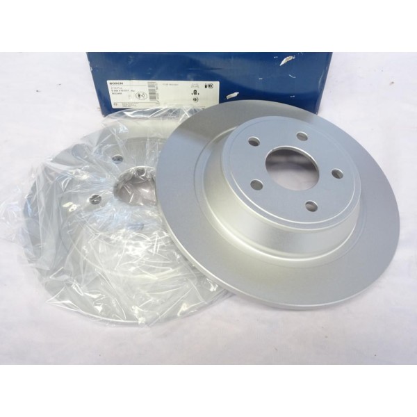 Paire disques de frein arriere plein 302mm diametre Bosch 0986479D37 BD2458 pour ford mondeo 5 V 