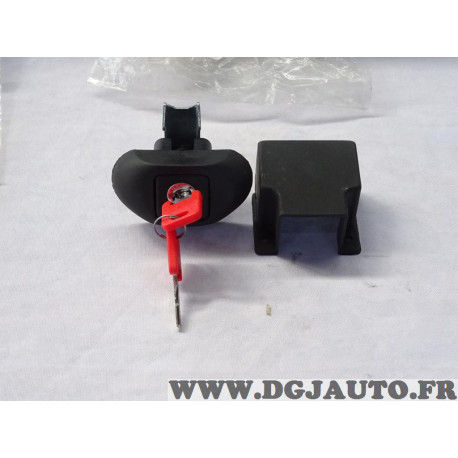 Serrure bouton coffre de toit noir Serratura K3.003 G3 