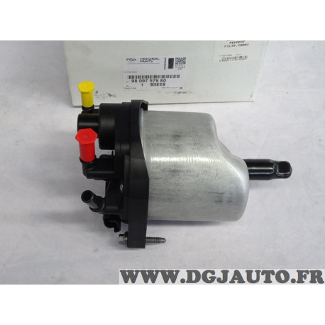 Filtre à carburant gazoil avec couvercle Citroen 9809757980 pour citroen C3 C4 C5 dont picasso jumpy 2 II berlingo 2 II peugeot 
