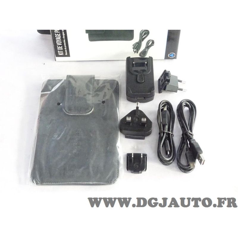 Kit accessoire de voyage kit prises chargement chargeur travel pack avec  housse et cable Garmin 020-00236-00 pour GPS navigateur, au meilleur prix  5.5 sur DGJAUTO