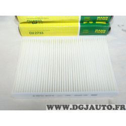 Filtre habitacle interieur Mann filter CU2733 pour volvo S60 S80 V60 V70 XC60 XC70 jaguar E-pace land rover discovery freelander