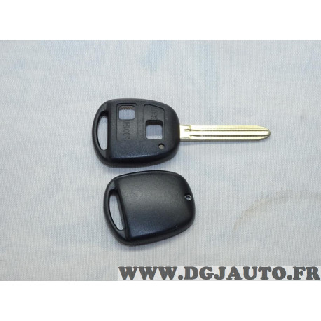 Coque clé télécommande 2 boutons lame à tailler Clé auto TY002 pour toyota RAV4 yaris cordia land cruiser auris fortuner tarago 