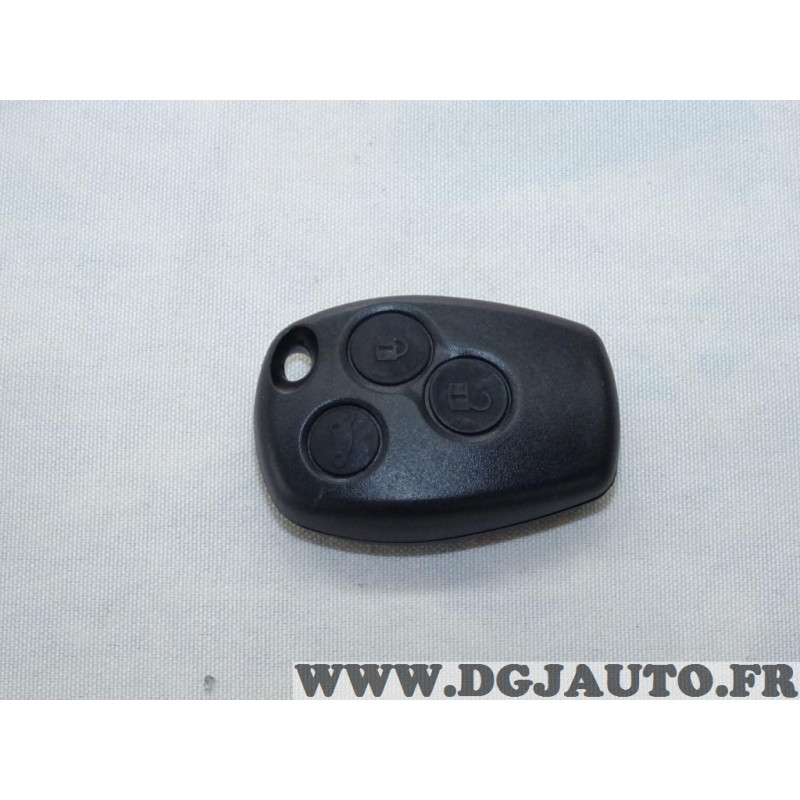 Coque clé télécommande 3 boutons (sans lame à tailler) Clé auto REN30 pour  renault clio dacia dokker duster lodgy logan sandero - DGJAUTO