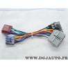 Cable faisceau branchement poste radio autoradio 4 enceintes haut parleur ISO arriere Setma A03UN00016 pour chrysler dodge jeep
