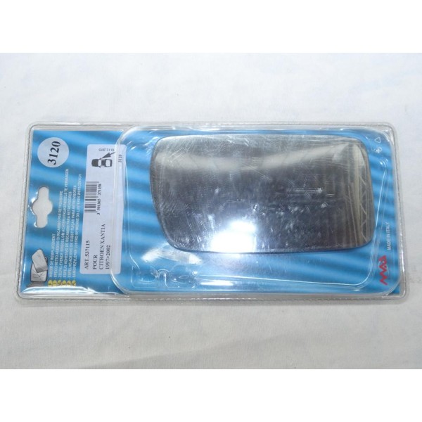 Vitre miroir glace retroviseur avant droit MAD 3120 537115 pour citroen xantia de 1997 à 2002 