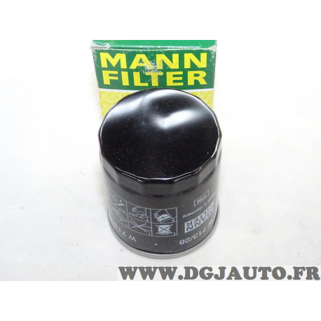 Filtre à huile Mann filter W713/28 pour austin rover 100 200 600 75 25 45 maestro montego ambassador caterham 21 seven land rove