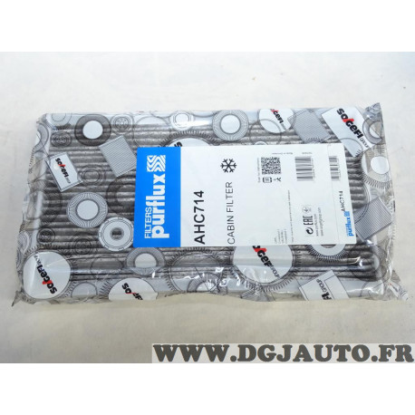 Filtre habitacle interieur Purflux AHC714 pour citroen C3 aircross opel crossland X 