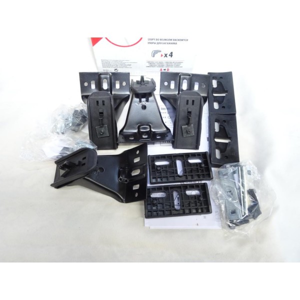 Kit de pieds fixation barre de toit Klaxcar N°13 pour citroen evasion xantia xsara break fiat ulysse ford focus 2 II galaxy 2 II