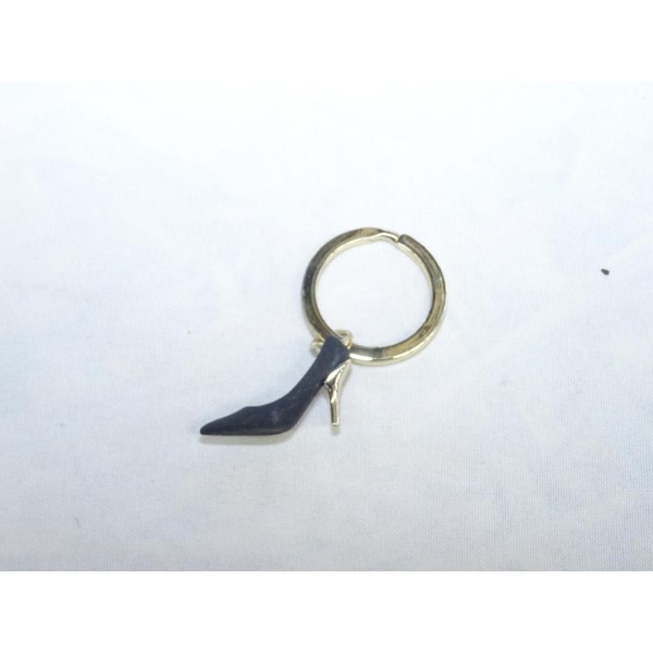 Porte clé escarpin talon aiguille noir Addicted 34992 key ring 