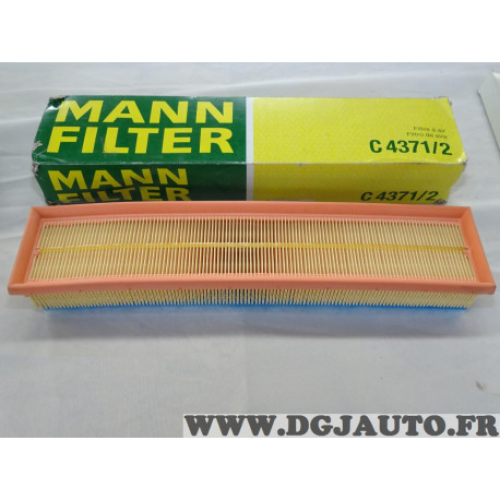 Filtre à air Mann filter C4371/2 pour citroen berlingo C4 xsara picasso peugeot 206 307 308 partner 1.6 16V essence 