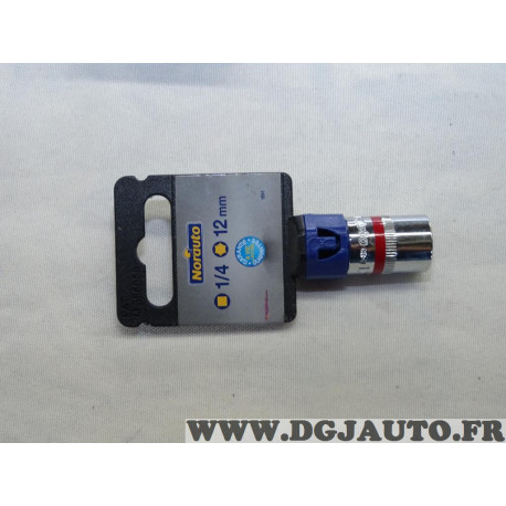 Douille pour clé à cliquet 1/4 12mm Norauto TH03195 