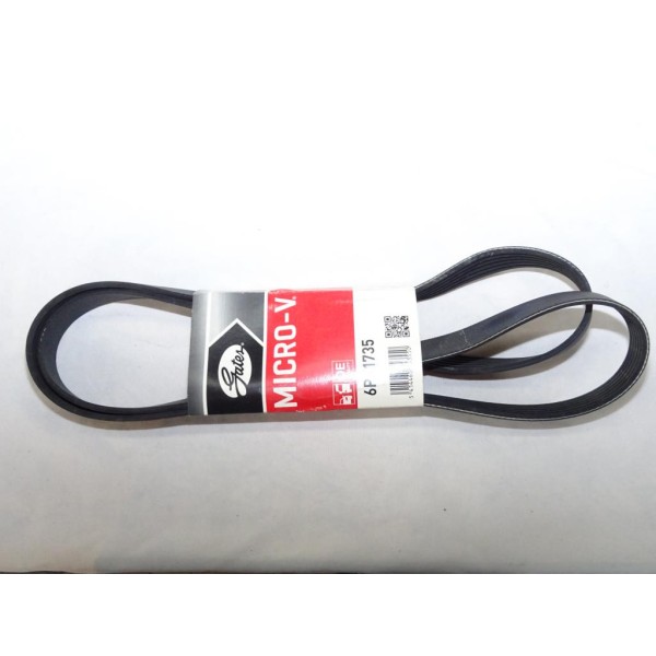 courroie accessoire Gates 6PK1735 pour audi A1 A3 seat ibiza 3 4 III IV altea cordoba 2 II leon 2 II skoda octavia 2 II fabia 2 