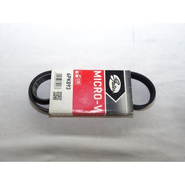 Courroie accessoire à nervures Gates 6PK893 pour seat alhambra 2 II cordoba 1 2 3 I II III ibiza 2 II toledo 1 renault clio expr