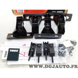 Kit pieds carrés fixation barre de toit thule N°950 pour voitures sans gouttieres