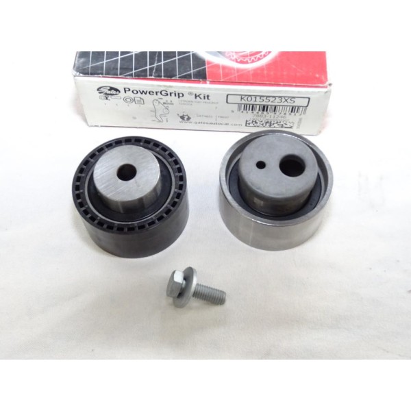 Lot galets tendeur + enrouleur courroie distribution (non incluse) Gates K015523XS pour citroen berlingo C15 jumpy xsara fiat sc