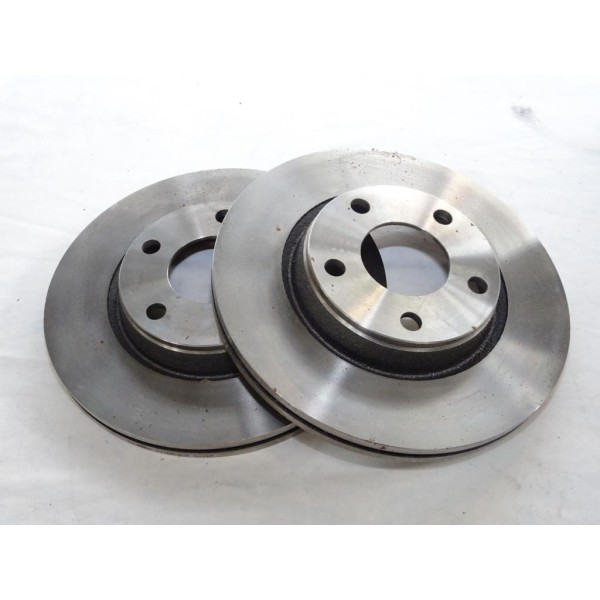 Paire disques de frein avant ventilé 280mm diametre Norauto ND5301 pour volkswagen passat B6 B7 