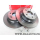 Paire disques de frein arriere plein 300mm diametre Brembo 08958411 pour mercedes classe E CLS W211 W212 C218