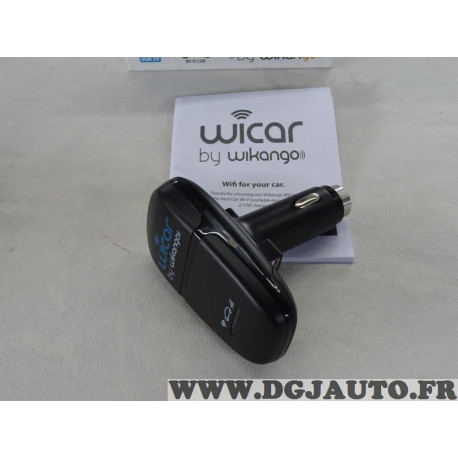 Boitier routeur Wifi + chargeur sur prise allume cigare Wikango Wicar 2167320 