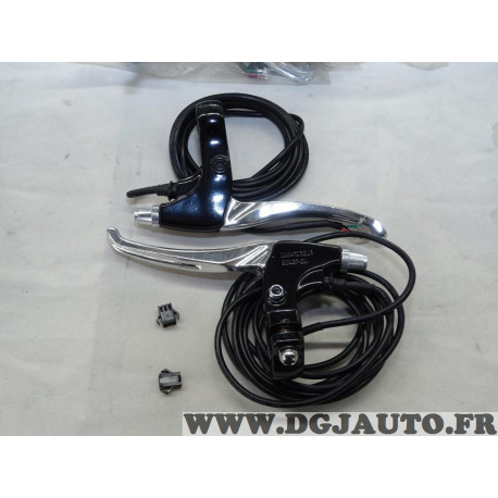 Paire poignées levier de frein NGTS 18065 485518 pour velo electrique wayscral W400 W401 