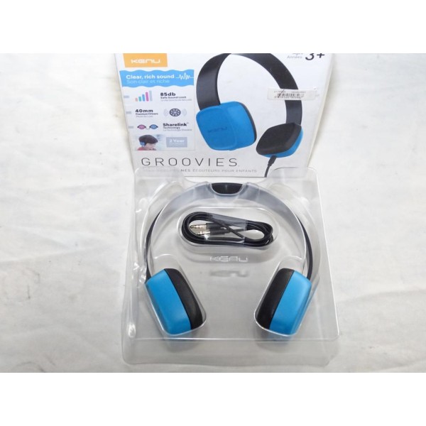 Casque audi enfant bleu Kenu groovies 2176935 