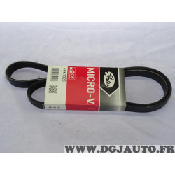 Courroie accessoire Gates 6PK1320 pour alfa romeo mito fiat linea fiorino 3 III punto evo 500L 500X tipo 2 II qubo mercedes clas