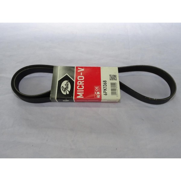 Courroie accessoire micro-V Gates 6PK1368 pour citroen C4 aircross dodge stratus fiat doblo ducato land rover discovery mitsubis