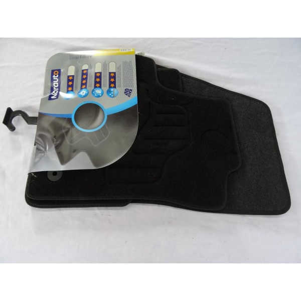 Ensemble 4 tapis de sol sur mesure avant et arriere Norauto 2195653 pour opel meriva B partir de 06/2010 