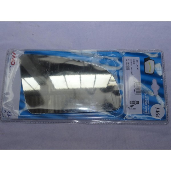Vitre miroir glace retroviseur avant droit MAD 3464 204302 pour audi A4 de 2001 à 2007 A3 de 2003 à 2008 A6 de 2004 à 2008 
