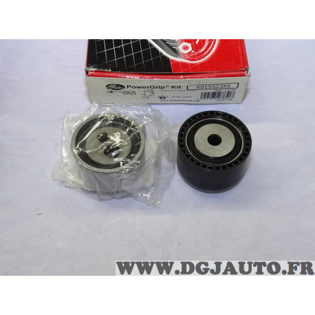 Kit galets tendeur + enrouleur courroie distribution (non incluse) Gates K015523XS pour citroen berlingo C15 jumpy xsara fiat sc