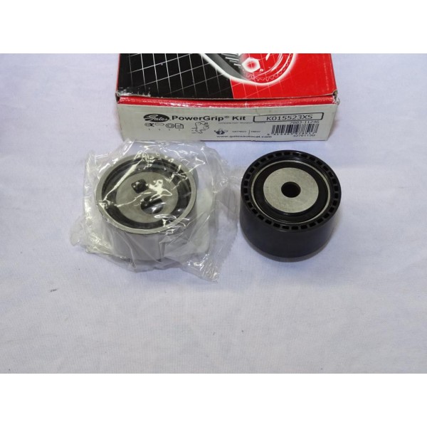 Kit galets tendeur + enrouleur courroie distribution (non incluse) Gates K015523XS pour citroen berlingo C15 jumpy xsara fiat sc