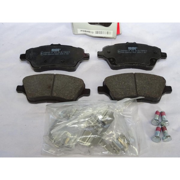 Jeu 4 plaquettes de frein avant montage lucas Ferodo FDB4612 pour ford fiesta 6 VI B-max Bmax transit courier 