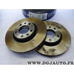 Paire disques de frein avant diametre 283mm ventilé diametre Norauto NDF4660 pour citroen XM peugeot 605 