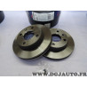Paire disques de frein avant 239mm diametre ventilé Norauto NDF4844 pour ford escort 3 4 III IV orion 1 de 1986 à 1990
