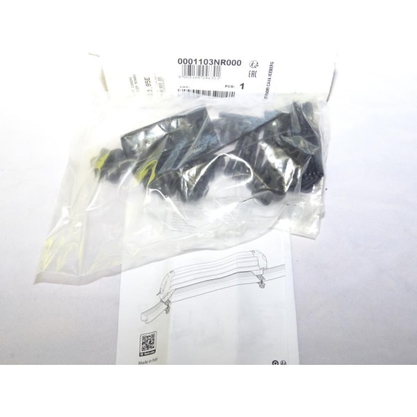 Kit fixation porte ski sur barres de toit Menabo iceberg 0001103NR000 