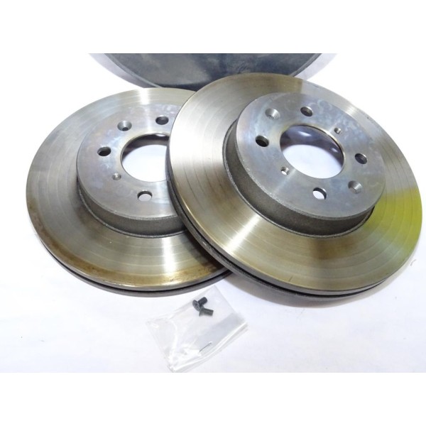 Paire disques de frein avant 262mm diametre ventilé Norauto NDF0830 pour rover 214 216 218 220 414 416 418 420 dont GTI 