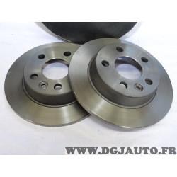 Paire disques de frein arriere 268mm diametre plein Norauto NDF1094 pour volkswagen sharan 1 ford galaxy seat alhambra 